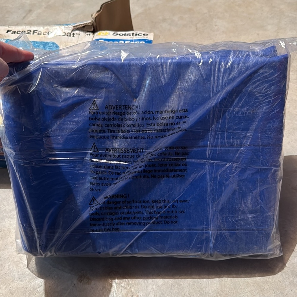 *NEW* Solstice by Swimline Face2Face Oversized Reclining Pool Float- Box Damaged - Picture 7 of 9